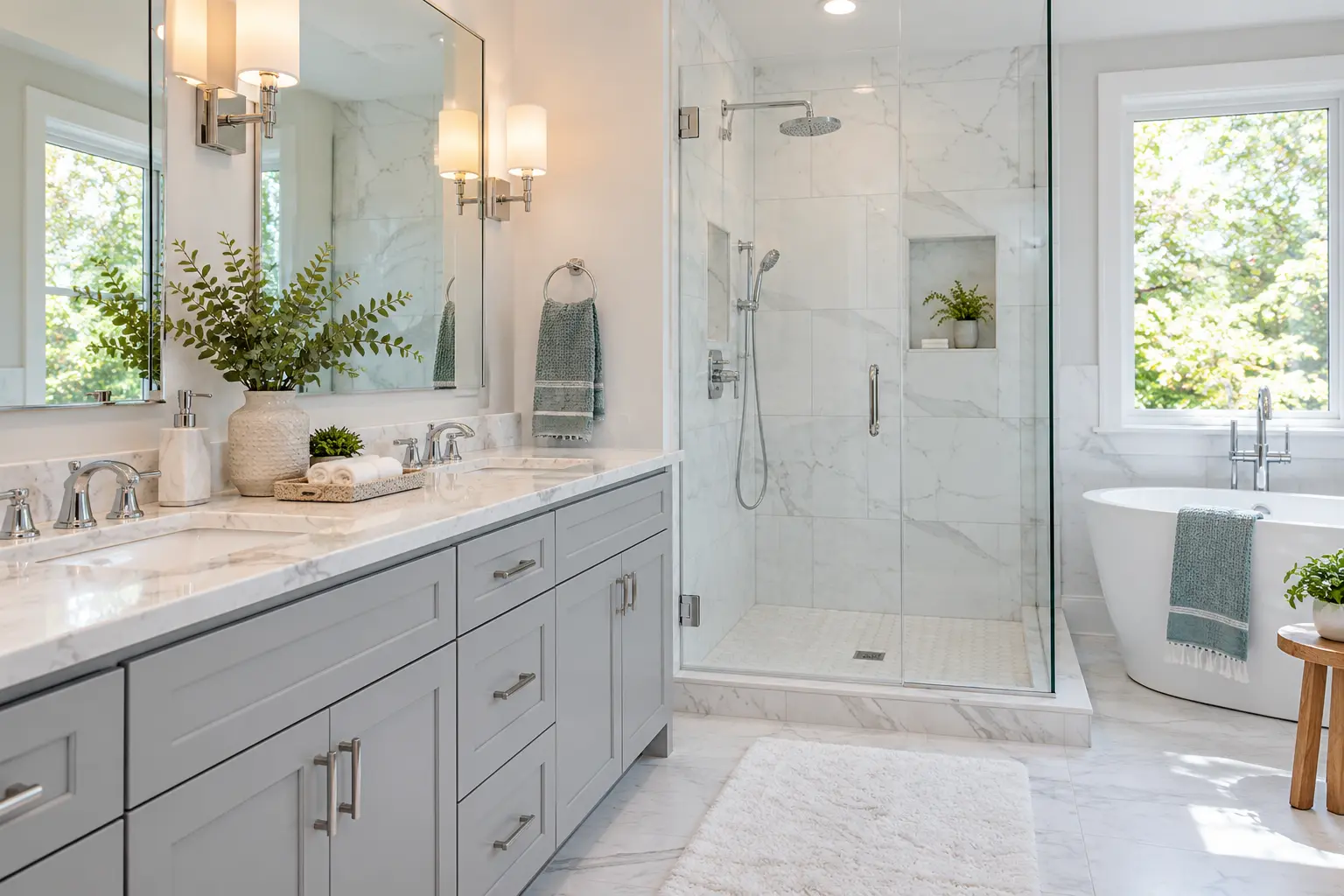 Baño limpio