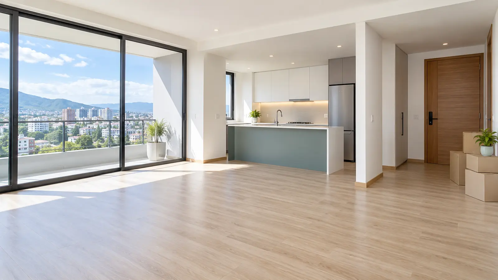 Departamento limpio listo para mudanza